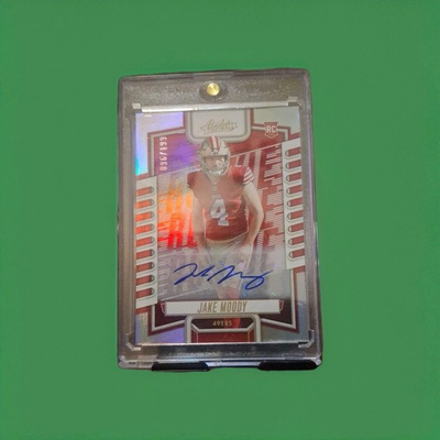 #ad 2 free Football Cards W PURCHASE JAKE MOODY AUTOGRAPH AND NUMBERED CARD $25.00