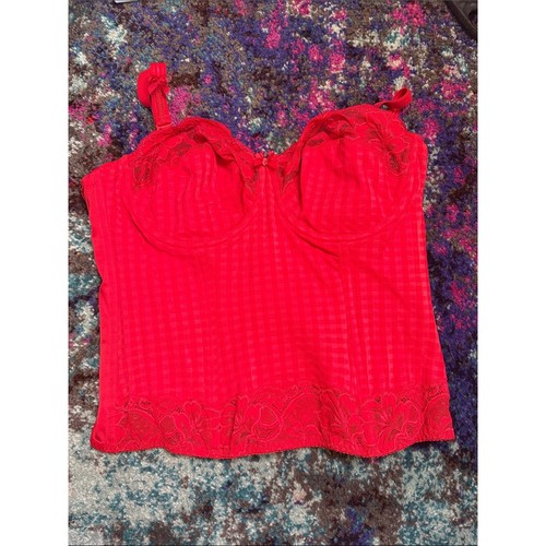 Prima Donna Elegant Red Lace Bustier