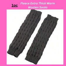 Fleece Extra Thick Warm Woolen Socks Warm Pile Socks Women's Leg Warmers Foot