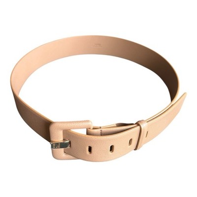 Fendi Forever Tan Brown Wide Leather Belt Size 85cm/34in (Medium) NWT