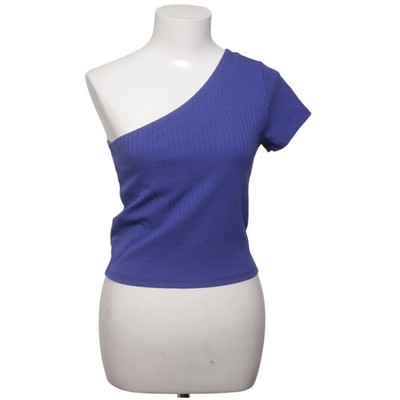 Gina Tricot, Top, Größe: M, Blau, Baumwolle/Elasthan/Polyester, Streifen #VCe