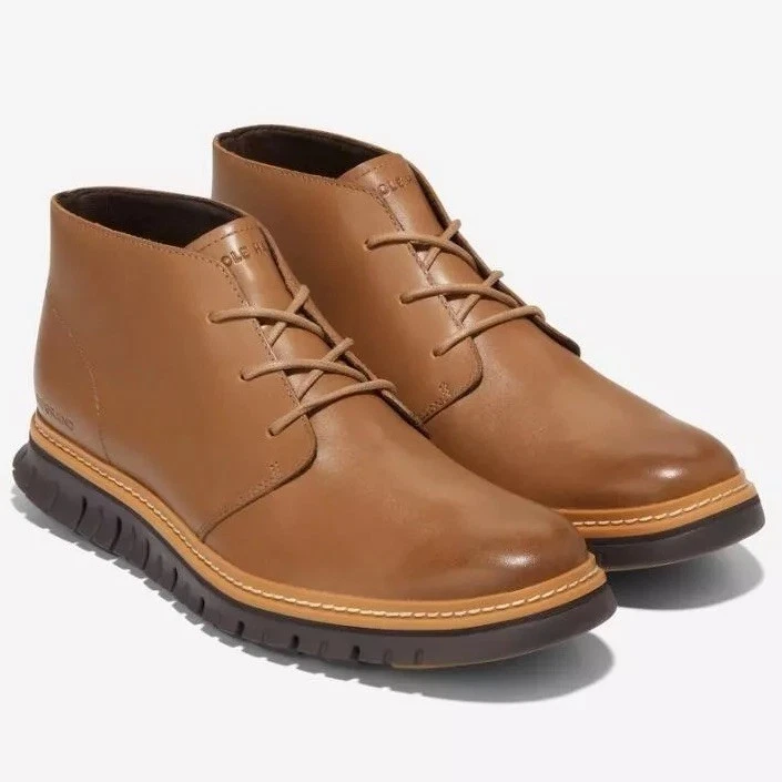 COLE HAAN ZERØ GRAND | Deadstock Chukka | Golden Honey Leather | 13 US