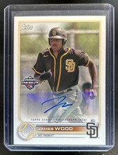 2022 Topps Pro Debut James Wood Auto #PD-132