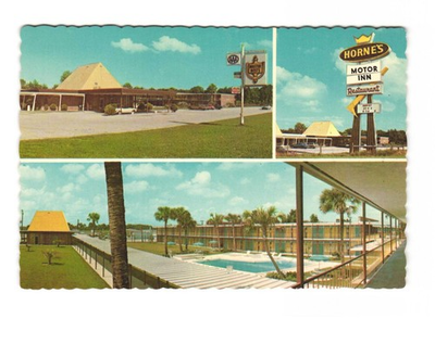 #ad #ad HORNE#x27;s Motor INN Ocala FL Vintage postcard unposted $6.95