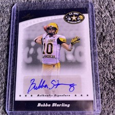 2011 Leaf U.S. Army All-American Bowl - Bubba Starling #BA-BS3 (AU, RC)