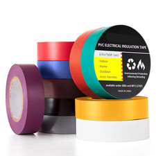 3/4 In. X 60 Ft. Electrical Tape Waterproof Heat Resistant Insulation Rainbow Mu