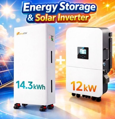 Komplettset Deye 12 kW Hybridwechselrichter Felicity 15 kWh Speicher Akku Solar