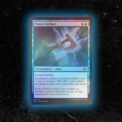 FOIL - Power Artifact - Custom MTG Card - High-Quality