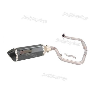 For Benelli TNT125 TNT135 2017-2025 Full System Header Link Pipe Exhaust Muffler