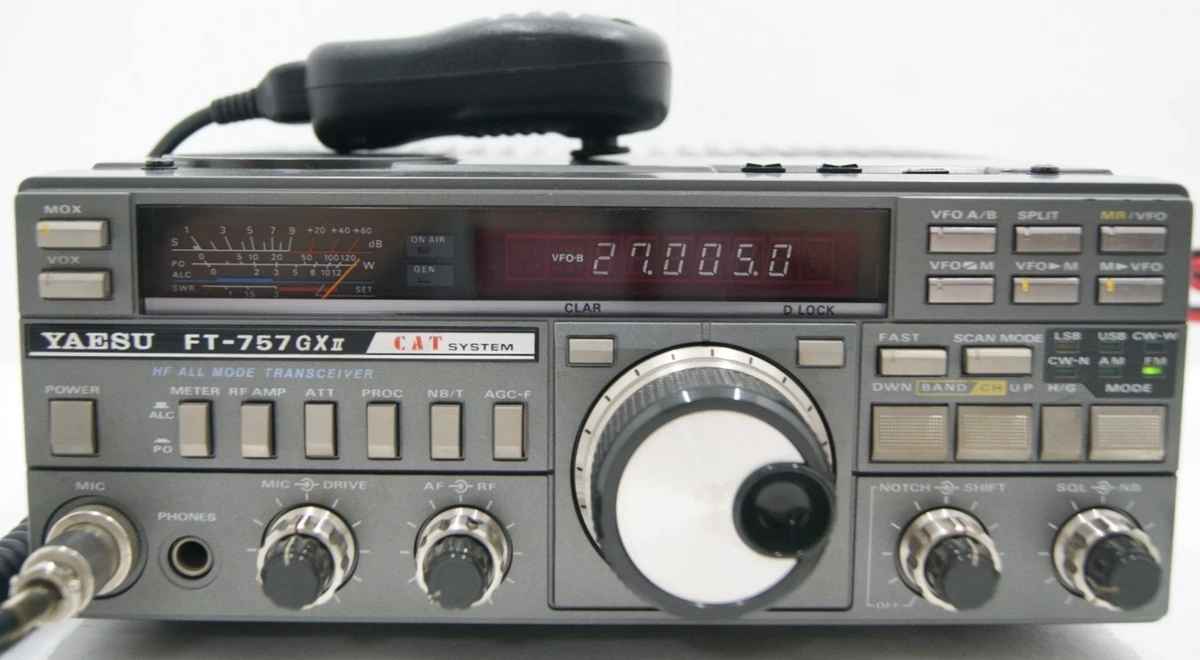 YAESU FT757SX 100W HFトランシーバー YAESU FT757SX 100W HFトランシーバー YAESU FT-757 GX HFトランシーバ