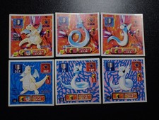 Pokemon Card Amada Sticker x8 Dragonite Dragonair Dratini Evolutions #6388