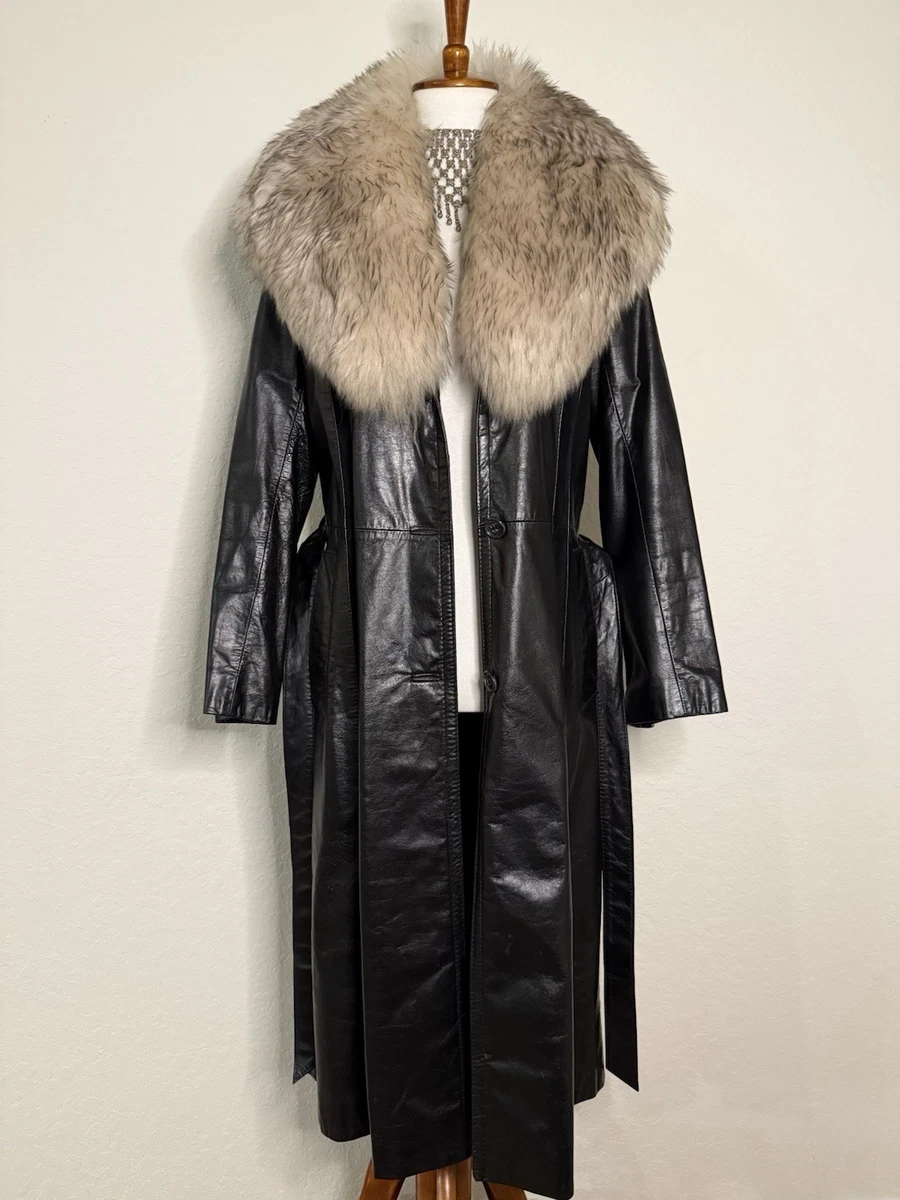Fox Black Leather Vintage Coats, Jackets & Vests for Women Fox Black Leather Vintage Coats, Jackets & Vests for Women