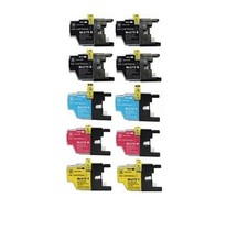 10PK New Hi-Yield Ink For Brother LC75 LC71 MFC-J280W J425W J430W J825DW J6510DW