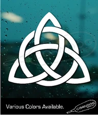 Triquetra VINYL STICKER DECAL BUDDHIST CELTIC KNOT TRINITY