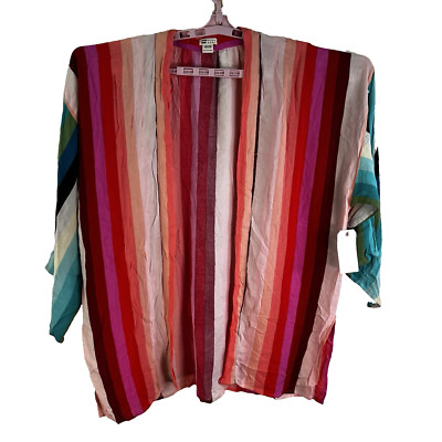 Billabong Parision Nights Cover-up Kimono Top Womens Size S/M