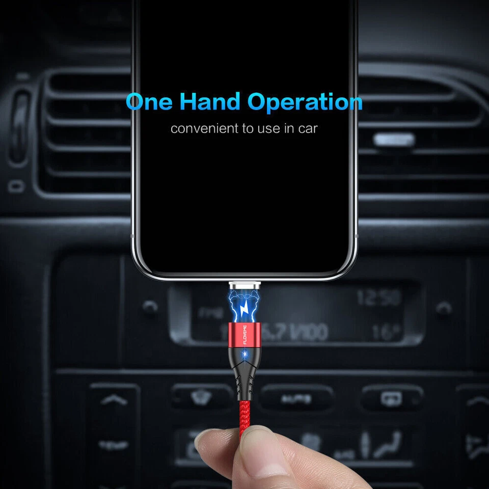 Магнитное зарядное устройство FLOVEME кабель Micro USB для адаптера быстрой зарядки типа C - Изображение 4 из 4