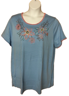 MAY 様 WOMEN'S ONLY NECESSITIES SHORT SLEEVE TOP-SIZE: 1X 13858 | eBay
