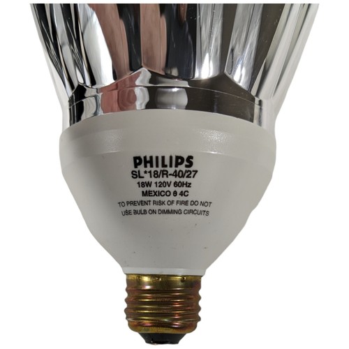 Philips Reflector Lamp Light Bulb SL 18/R40 Fluorescent 23-Watt 23W 120V - Picture 8 of 11