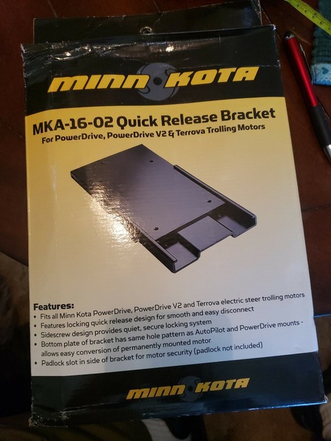 Minn Kota Mka-16-02 Quick Release Bracket PD V2 Terrova ...