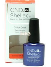 CND Shellac Gel Nail Polish 0.25oz Gel Color 91592- Eternal Midnight