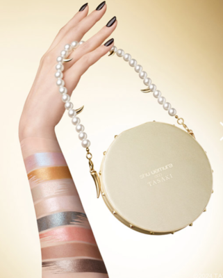 Shu Uemura x Tasaki Pearl Rebel Clutch Eyeshadow Palette-9 Color