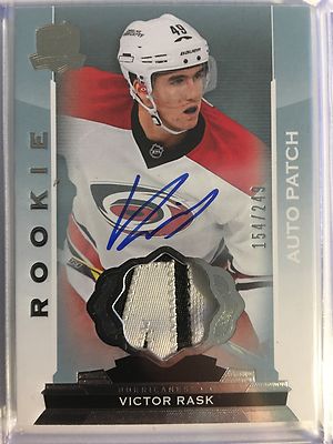 2014-15 The Cup Victor Rask Auto Patch /249 Rookie Upper Deck 14/15 UD True RC !