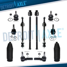 Front Upper Lower Ball Joint Tie Rod Sway Bar Link for Dodge Ram 1500 5-Lug 4x4