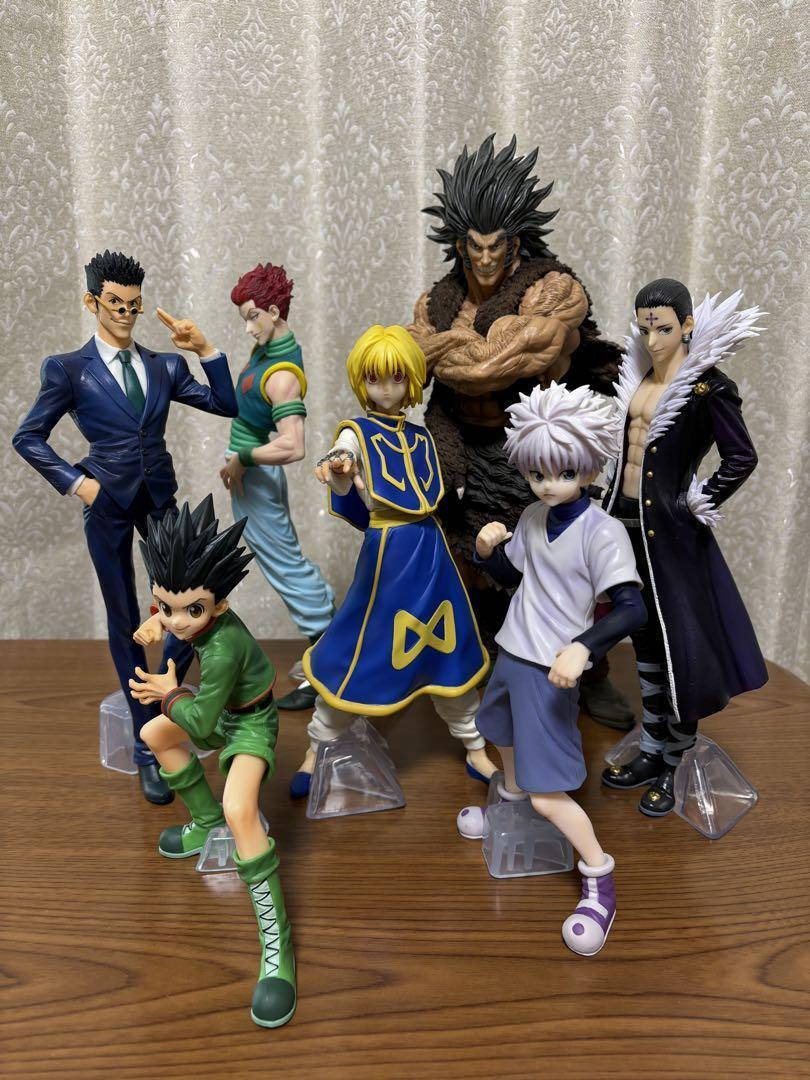 Juego de figuras Hunter x Hunter Ichiban Kuji Gon Killua Chrollo Hisoka sin caja