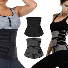 Waist Trainer Women Corset Sauna Sweat Weight Loss Body Shaper Yoga Slimmer Belt