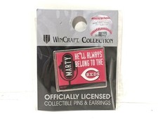 Marty Brennaman Farewell Cincinnati Reds Team Store Souvenir Exclusive Lapel Pin