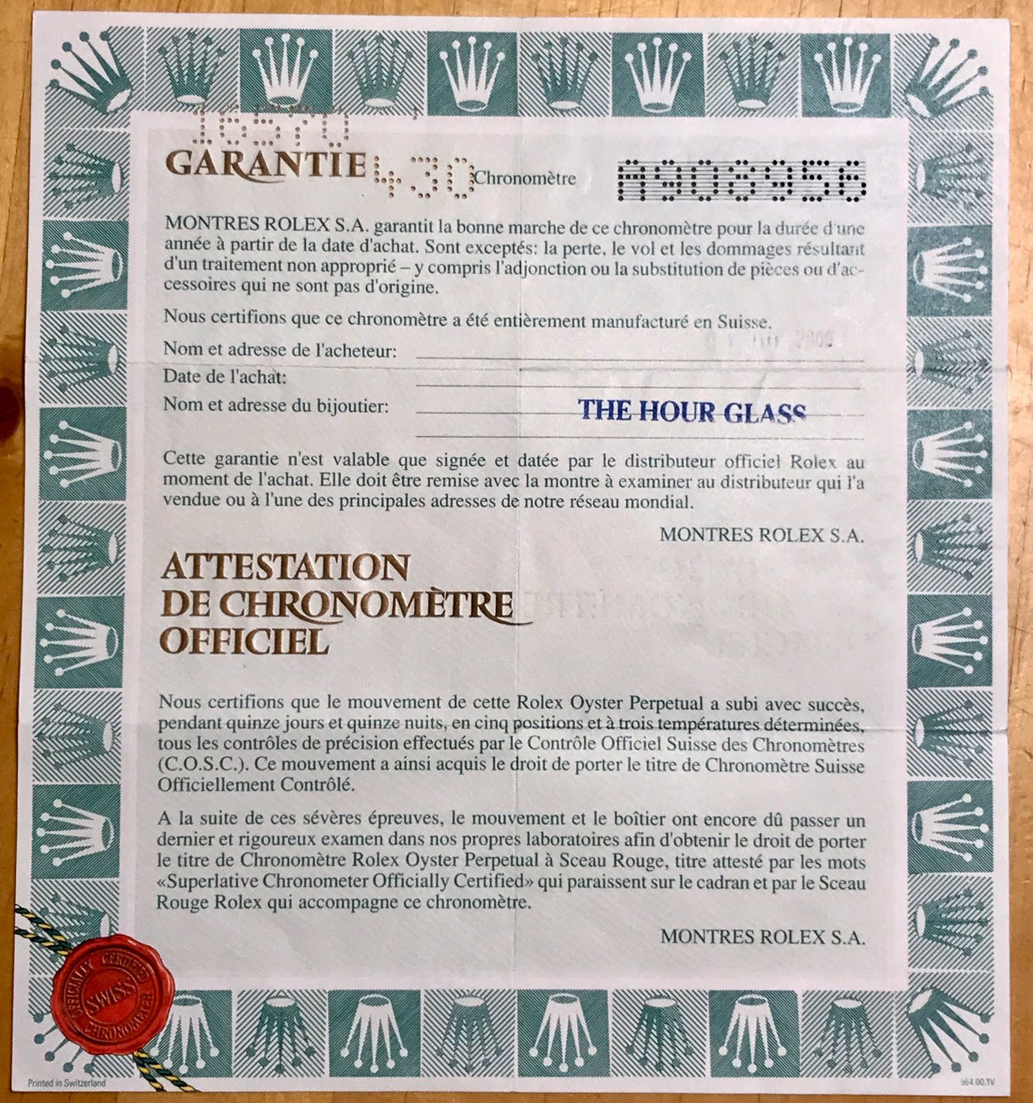 Rolex Explorer II 16570 Rail Dial White Black A908956 1999 with Certificate