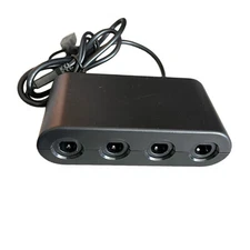 4-Port GameCube Controller Adapter for Nintendo Switch Wii U PC USB NEW TURBO US