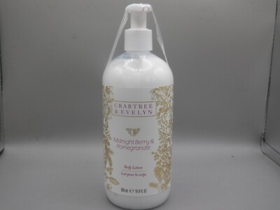 Crabtree & Evelyn midnight berry & pomegranate  Body Lotion 16.9 fl. oz New