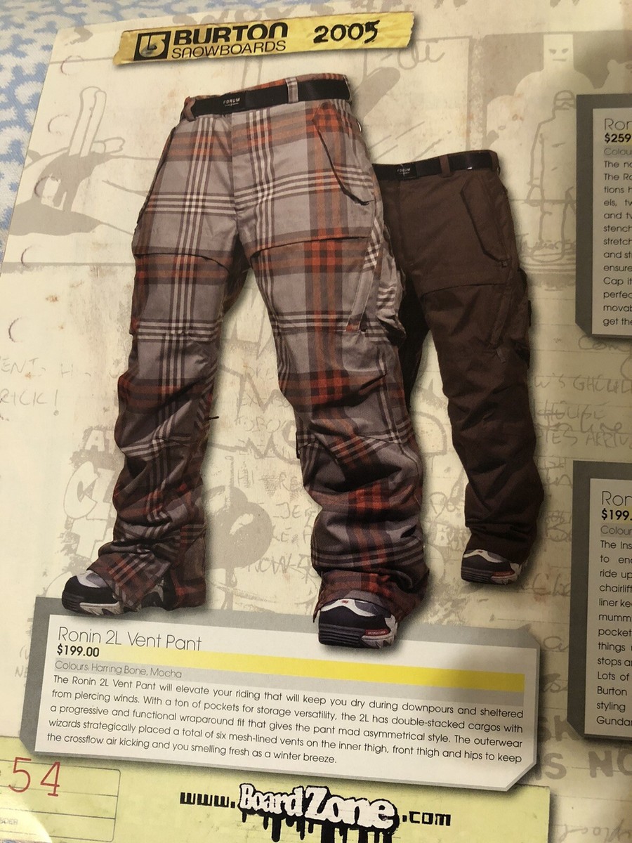 BURTON（トップス）⭐︎SIMS（ボトムス）スノーボードウェア130〜140㎝ VINTAGE 2005 BOARDZONE CATALOG BURTON M3 LAMAR SIMS NITRO