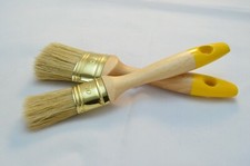  50 & 30 OVAL Paint Brushes, Shabby Chic Chalk Paint, 100% Natural Pure Bristle.