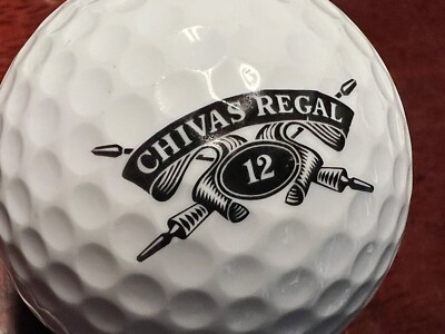 Titleist Chivas Regal 12 Logo White Used Golf Ball (L-23-9) - 1ct (one)
