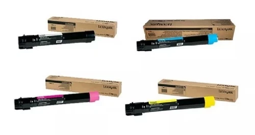 Genuine Lexmark 24B6717 24B6718 24B6719 24B6720 Full Colour Set - Vat Inc