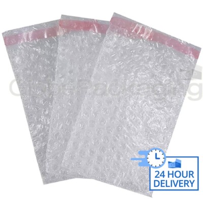 1500 x BP1 STARK EINFACH KLAR SCHALEN & VERSIEGELUNG BLASENBEUTEL TASCHEN 100x135 mm (4x5,5'')