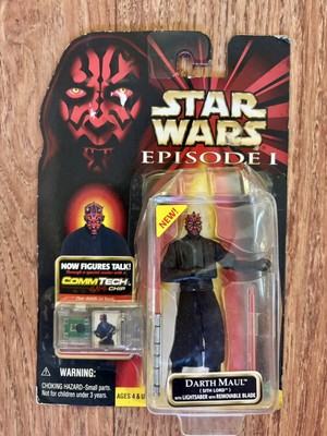 Star Wars Episode 1 DARTH MAUL figure COMMTECH TOMY