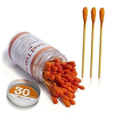 Lead Testing Kit Lead Test Kit (Rapid Testing Swabs)-Second Results. Dip In Water. Home Use 30 60 Pack Lead Check Swabs