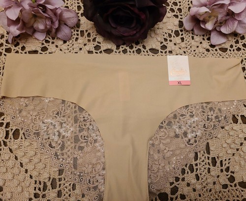 XL/8 CANDIES Champagne Beige LuXury Lace CHEEKY Panties NWT ~SeXy - Picture 5 of 12