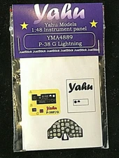 Yahu 1/48 P-38 G **Lignting**  Instrument Panel YMA4889