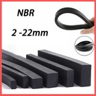 Solide NBR Nitrilkautschuk Gummi Vierkantleisten 6-40mm ölbeständige Dichtungen