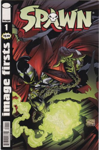 SPAWN #1 IMAGE FIRSTS VF  KEY REPRINT 1st FULL APP & SELF TITLE  2018 - Picture 1 of 2