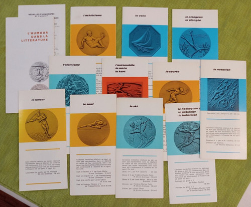 Monnaie de Paris, les Medailles de Sport, 1960's Paris Mint booklets, (13) diff.