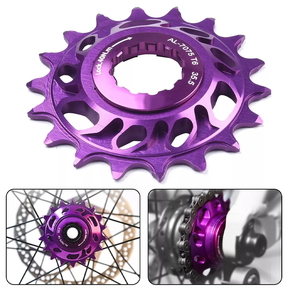 Kit conversione volano monovelocità 18T cassetta ingranaggio,MTB bici da strada-SprocketlR foto 6