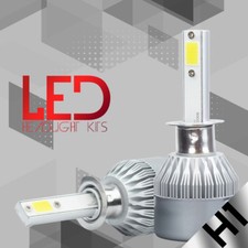 H1 1500w 225000lm Cree Led Headlight Kit High Or Low Beam Bulb Xenon 6000k Power
