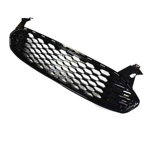 For 2013-2016 Ford Fusion Front Upper Bumper Grille Honeycomb Grill Gloss Black - Foto 3 di 22