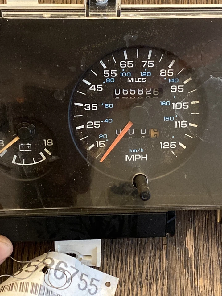 Cabezal velocímetro Shadow 1993 solo sin tacómetro 65 k millas Shadow G60 Foto 2 de 4