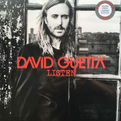 David Guetta Listen 2xLP, Album, Ltd, Sil 2019 Euro House, Dance-pop, Electro Ho